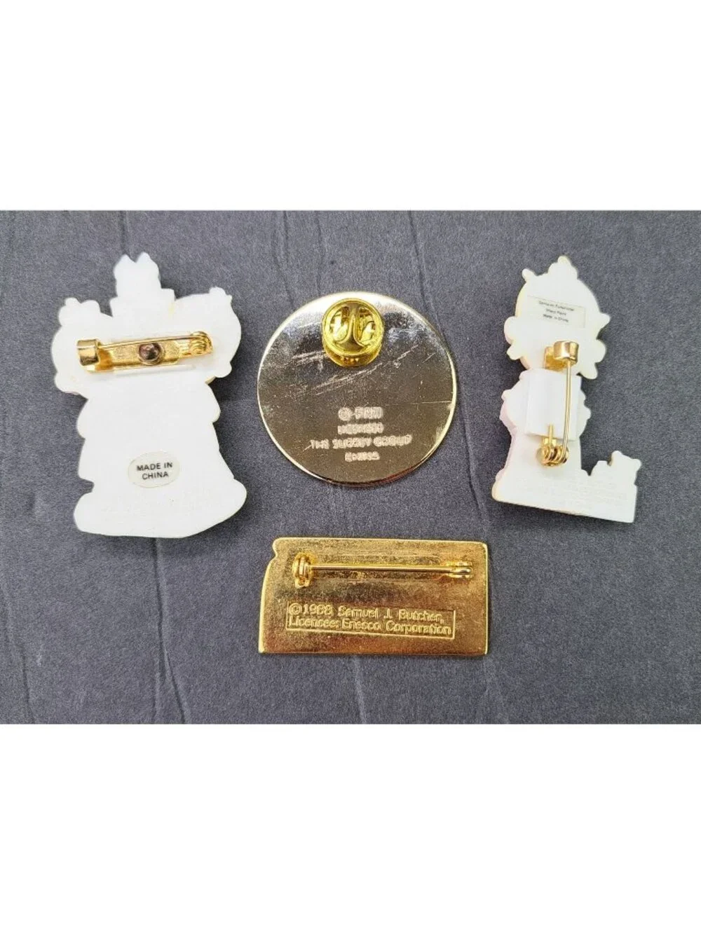 Precious Moments Collectible Pin Lot of 4 Figurine Anniversary Designs Kansas